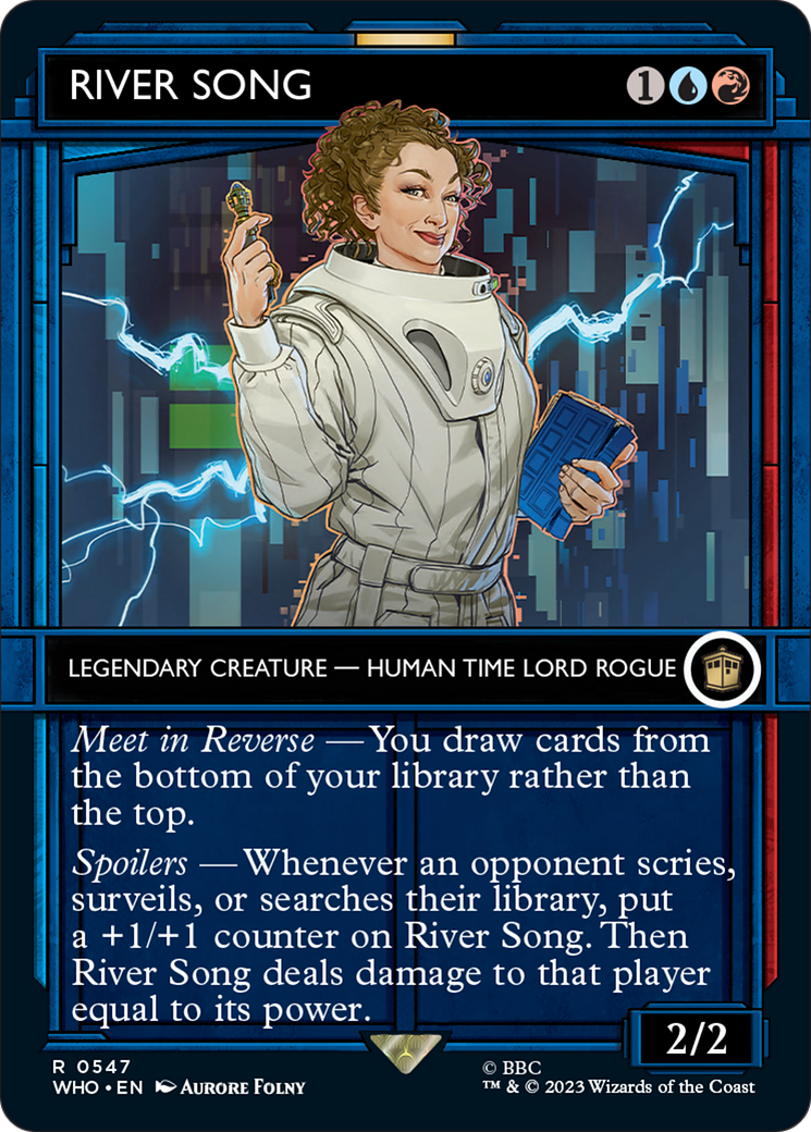 RIVER SONG (Showcase) [Doctor Who] MTG Single Magic: The Gathering | Red Claw Gaming