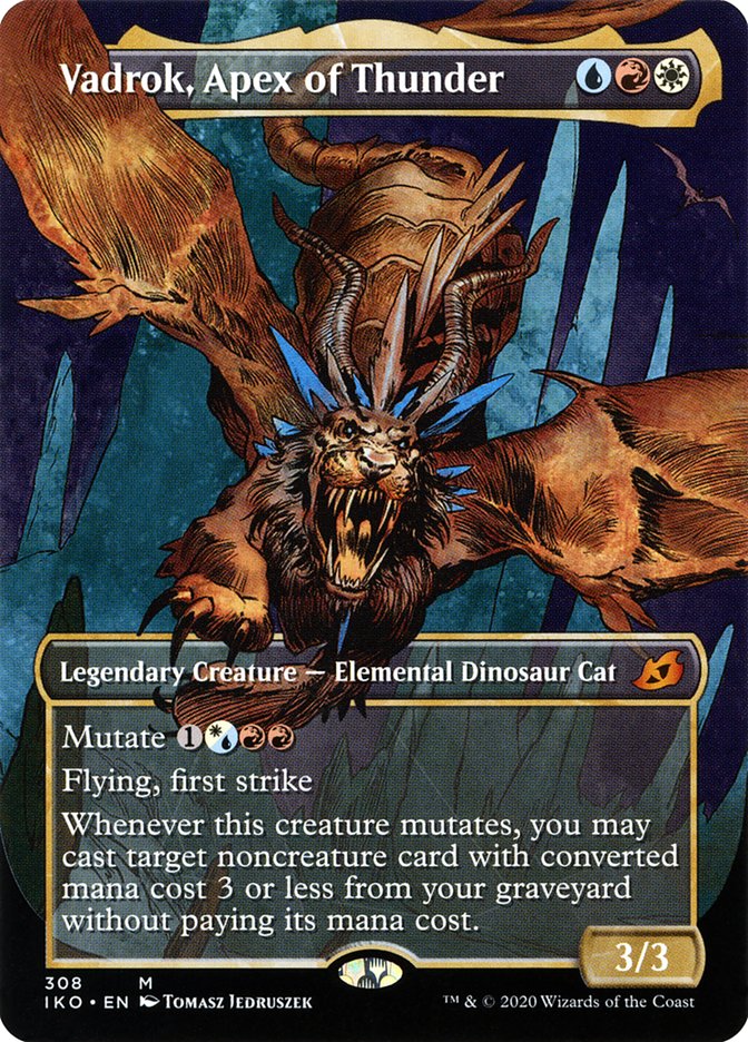 Vadrok, Apex of Thunder (Showcase) [Ikoria: Lair of Behemoths] MTG Single Magic: The Gathering | Red Claw Gaming