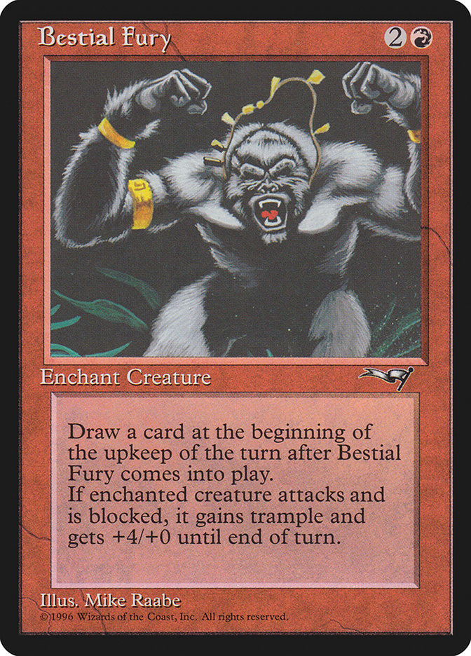 Bestial Fury (Fists Raised) [Alliances] MTG Single Magic: The Gathering | Red Claw Gaming