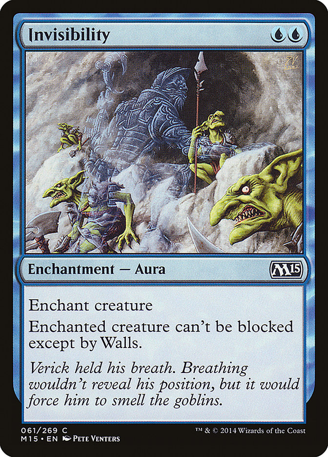 Invisibility [Magic 2015] MTG Single Magic: The Gathering | Red Claw Gaming