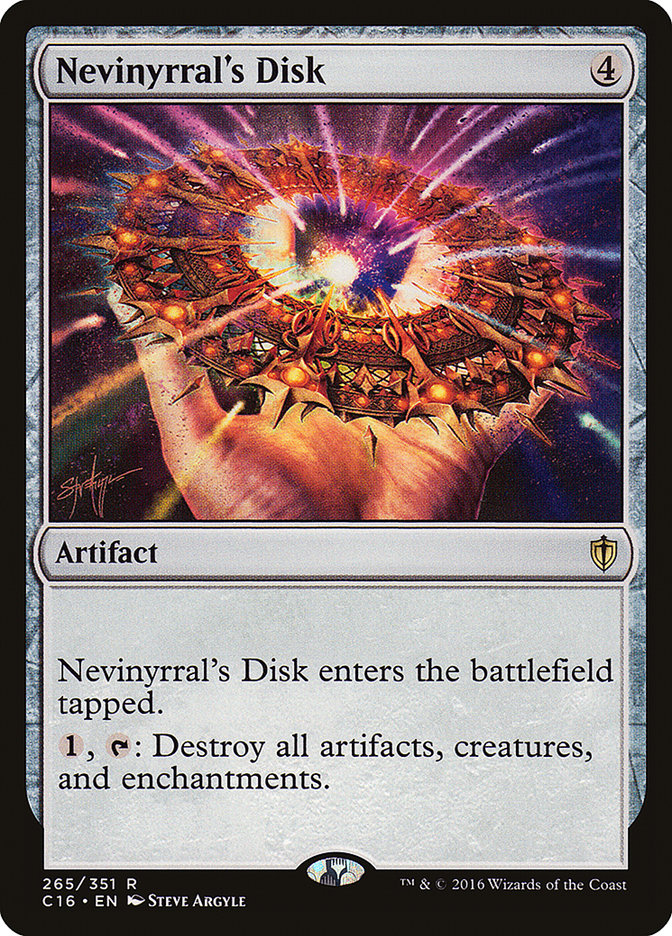 Nevinyrral's Disk [Commander 2016] MTG Single Magic: The Gathering | Red Claw Gaming