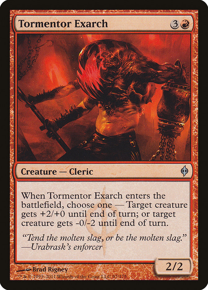 Tormentor Exarch [New Phyrexia] MTG Single Magic: The Gathering | Red Claw Gaming