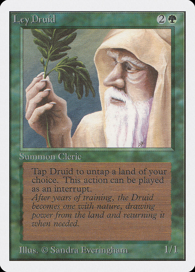 Ley Druid [Unlimited Edition] MTG Single Magic: The Gathering | Red Claw Gaming