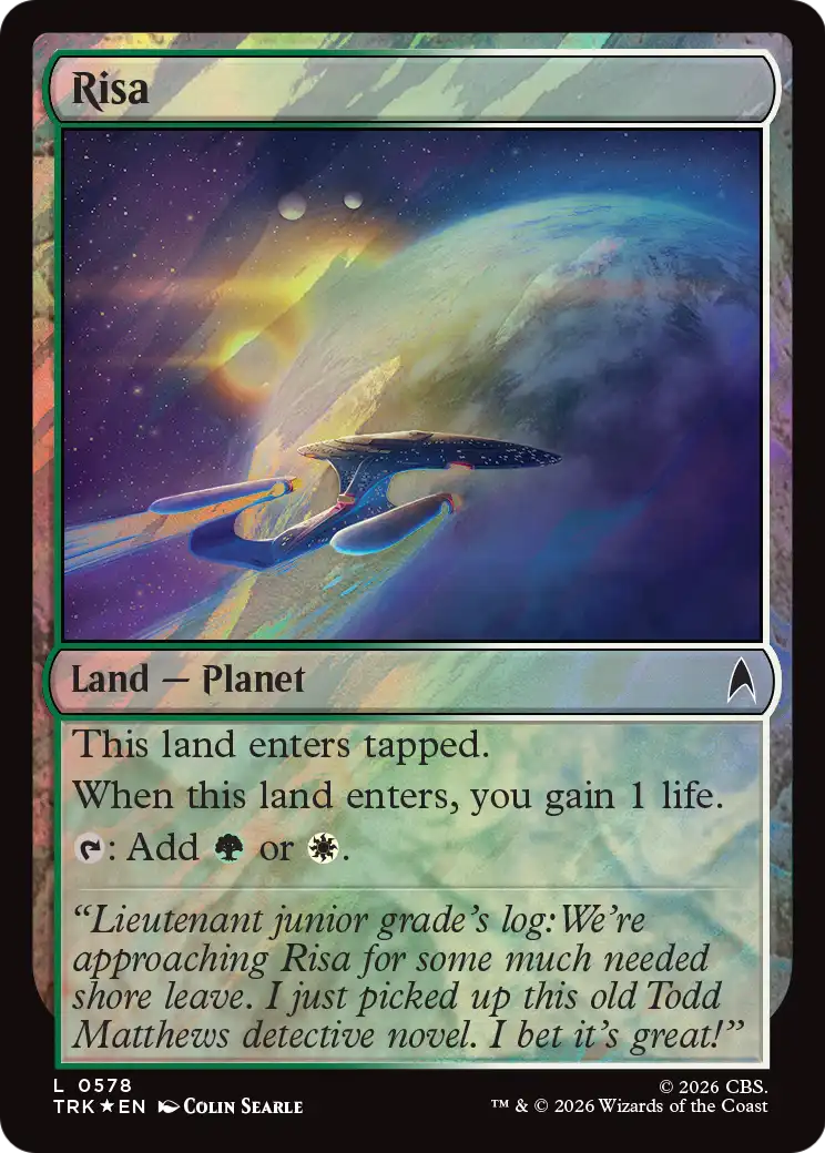 Risa (Surge Foil) [Star Trek] MTG Single Magic: The Gathering | Red Claw Gaming