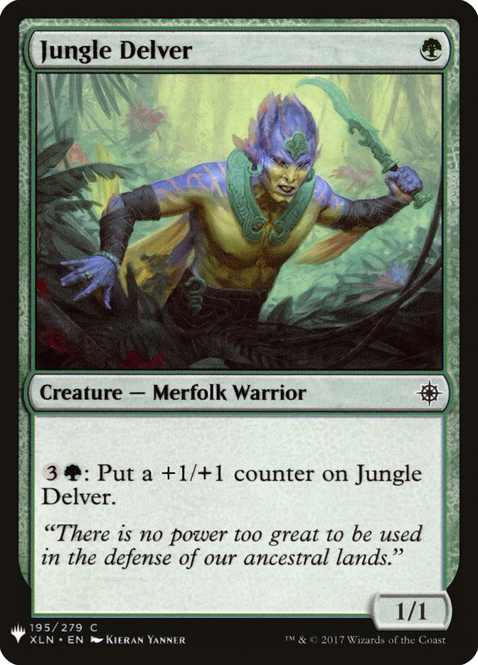 Jungle Delver [Mystery Booster] MTG Single Magic: The Gathering    | Red Claw Gaming