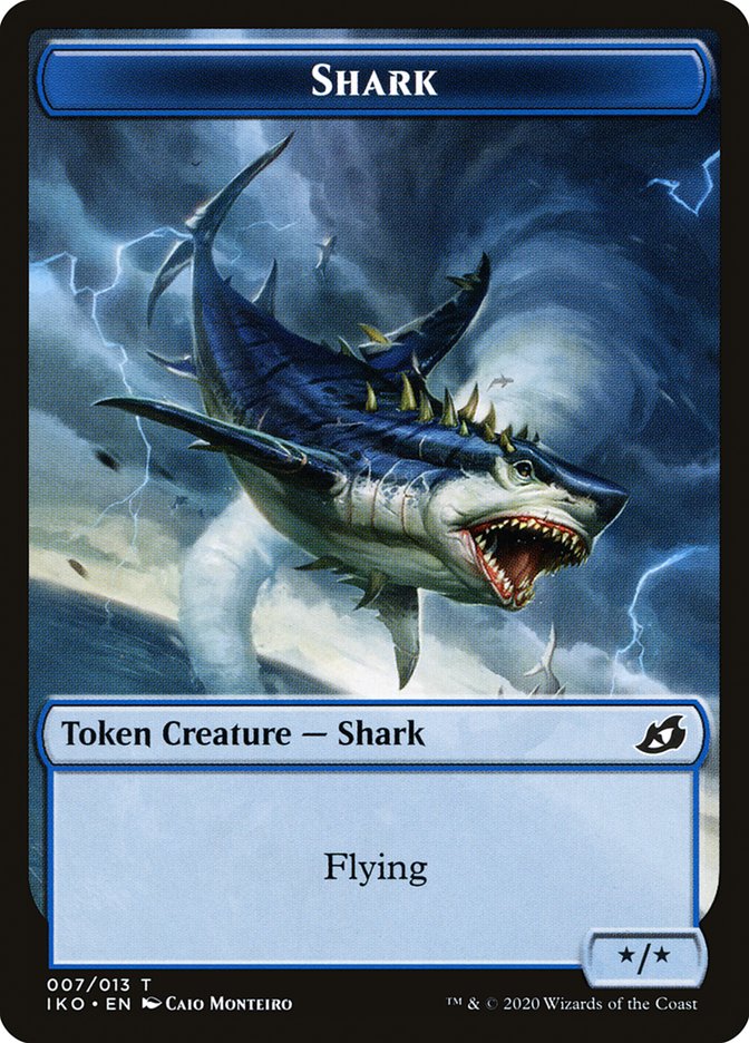 Shark Token [Ikoria: Lair of Behemoths Tokens] MTG Single Magic: The Gathering | Red Claw Gaming