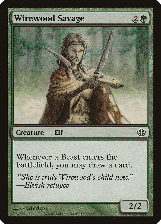 Wirewood Savage [Duel Decks: Garruk vs. Liliana] MTG Single Magic: The Gathering | Red Claw Gaming