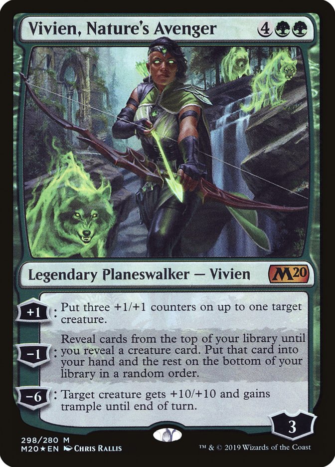 Vivien, Nature's Avenger [Core Set 2020] MTG Single Magic: The Gathering | Red Claw Gaming