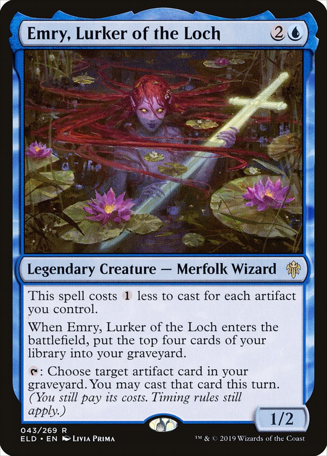 Emry, Lurker of the Loch [Throne of Eldraine] MTG Single Magic: The Gathering | Red Claw Gaming