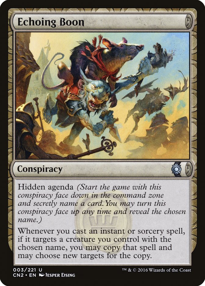Echoing Boon [Conspiracy: Take the Crown] MTG Single Magic: The Gathering | Red Claw Gaming