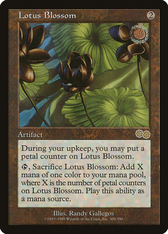 Lotus Blossom [Urza's Saga] MTG Single Magic: The Gathering | Red Claw Gaming