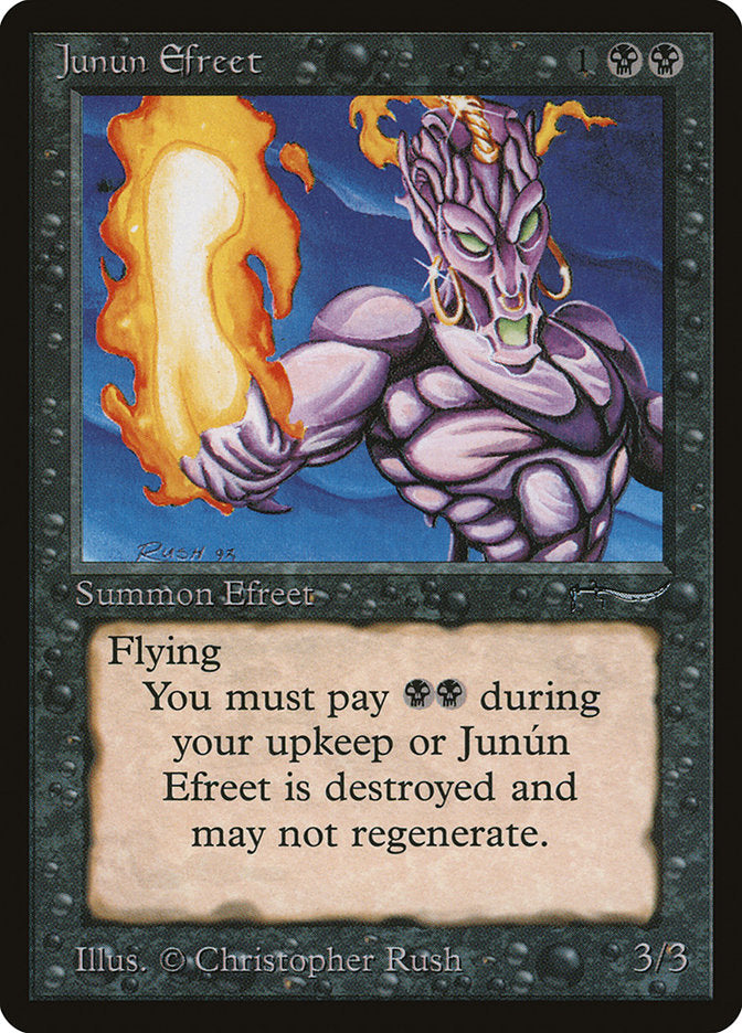 Junun Efreet [Arabian Nights] MTG Single Magic: The Gathering | Red Claw Gaming