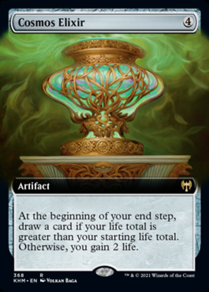 Cosmos Elixir (Extended Art) [Kaldheim] MTG Single Magic: The Gathering | Red Claw Gaming