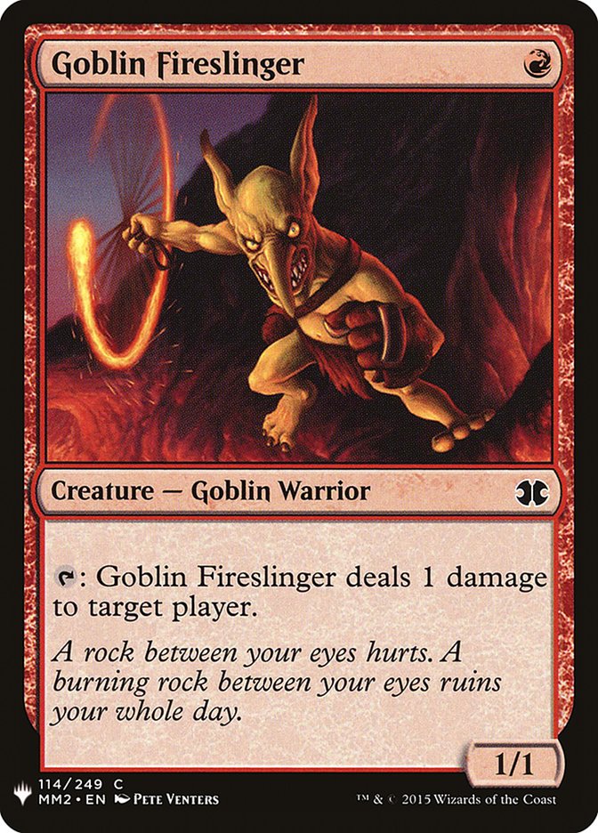 Goblin Fireslinger [Mystery Booster] MTG Single Magic: The Gathering | Red Claw Gaming