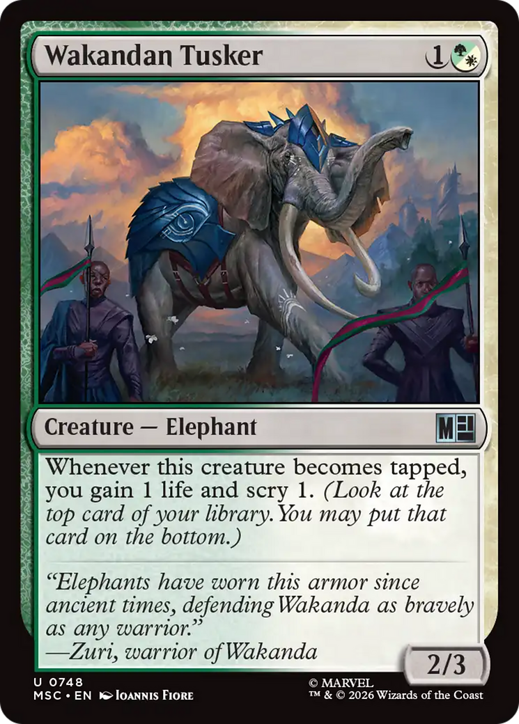 Wakandan Tusker [Marvel Super Heroes Commander] | Red Claw Gaming