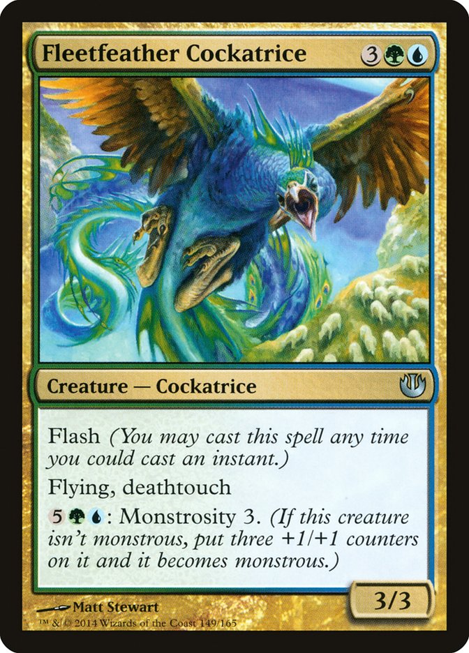 Fleetfeather Cockatrice [Journey into Nyx] MTG Single Magic: The Gathering | Red Claw Gaming