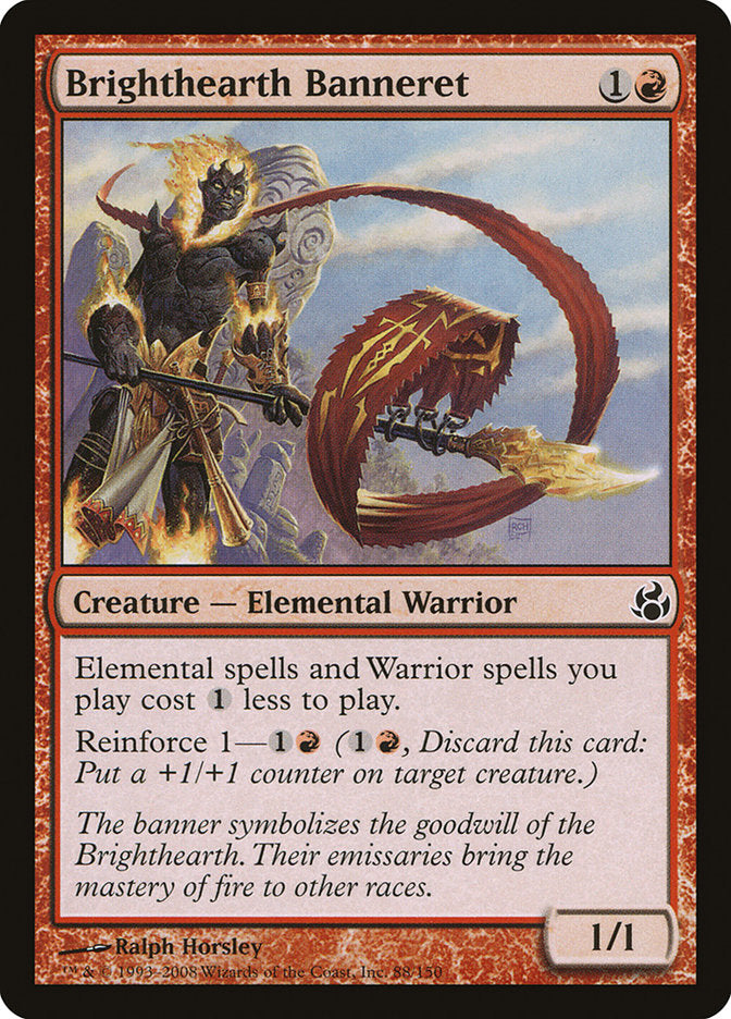 Brighthearth Banneret [Morningtide] MTG Single Magic: The Gathering | Red Claw Gaming