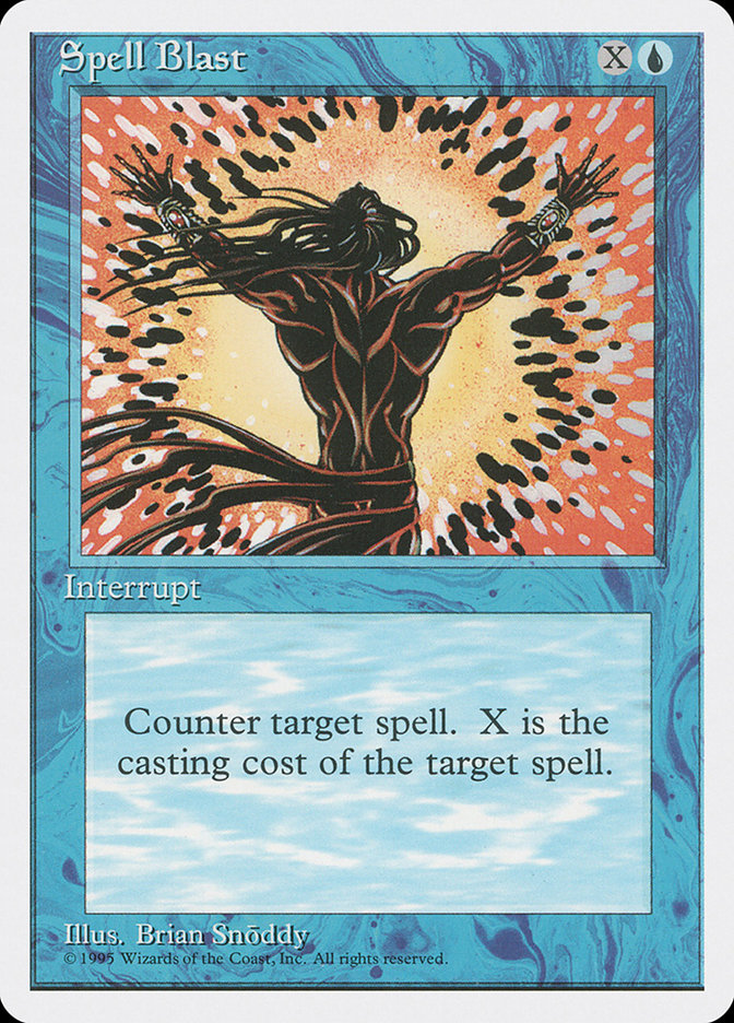 Spell Blast [Fourth Edition] MTG Single Magic: The Gathering | Red Claw Gaming