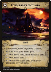 Conqueror's Galleon // Conqueror's Foothold [Ixalan] MTG Single Magic: The Gathering | Red Claw Gaming