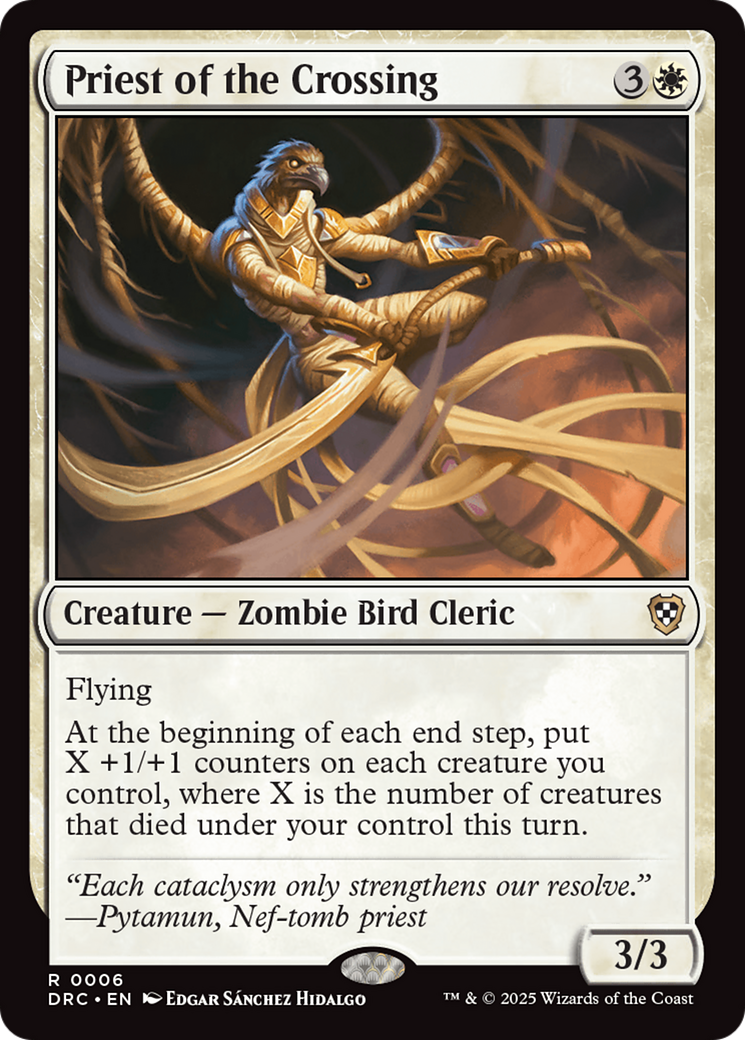 Priest of the Crossing [Aetherdrift Commander] MTG Single Magic: The Gathering | Red Claw Gaming