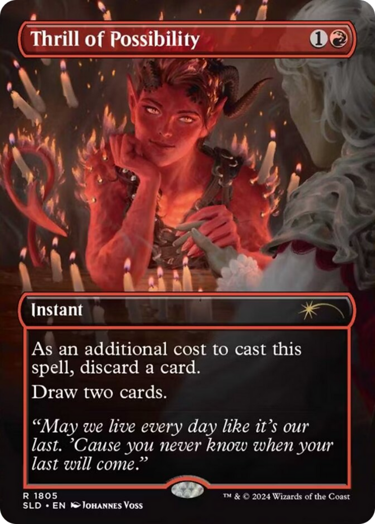 Thrill of Possibility (Rainbow Foil) [Secret Lair Drop Series] MTG Single Magic: The Gathering | Red Claw Gaming