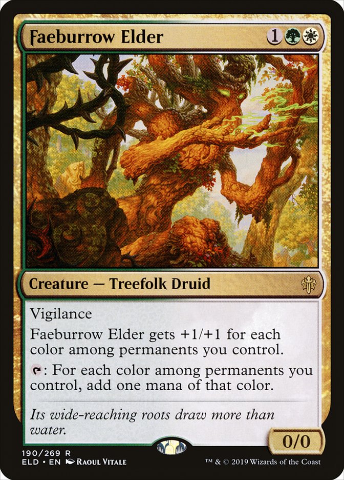 Faeburrow Elder [Throne of Eldraine] MTG Single Magic: The Gathering | Red Claw Gaming