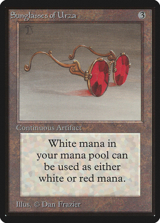 Sunglasses of Urza [Beta Edition] MTG Single Magic: The Gathering | Red Claw Gaming