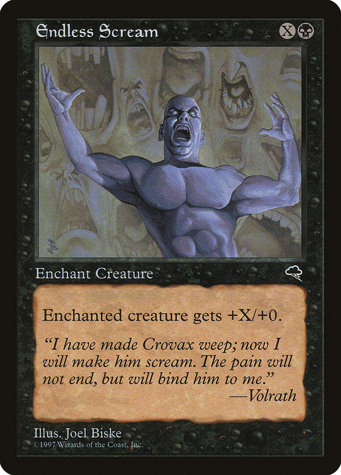 Endless Scream [Tempest] MTG Single Magic: The Gathering | Red Claw Gaming