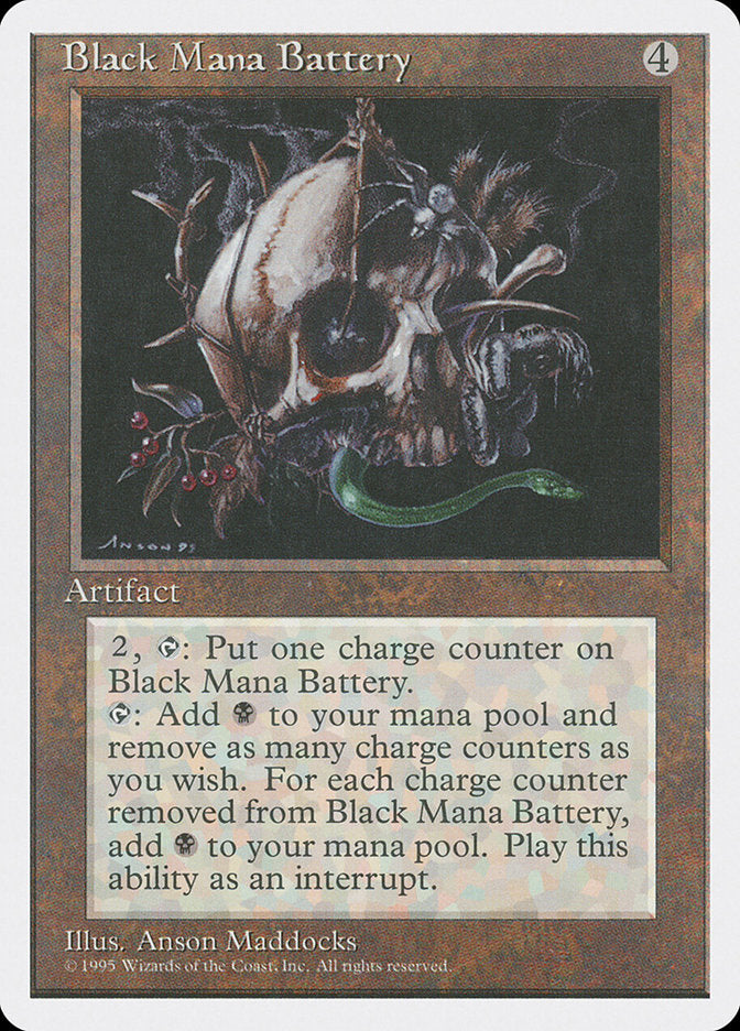 Black Mana Battery [Fourth Edition] MTG Single Magic: The Gathering | Red Claw Gaming