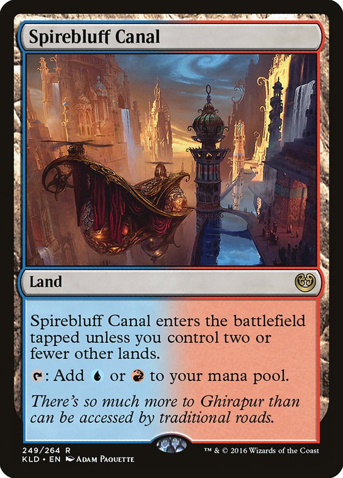 Spirebluff Canal [Kaladesh] MTG Single Magic: The Gathering | Red Claw Gaming