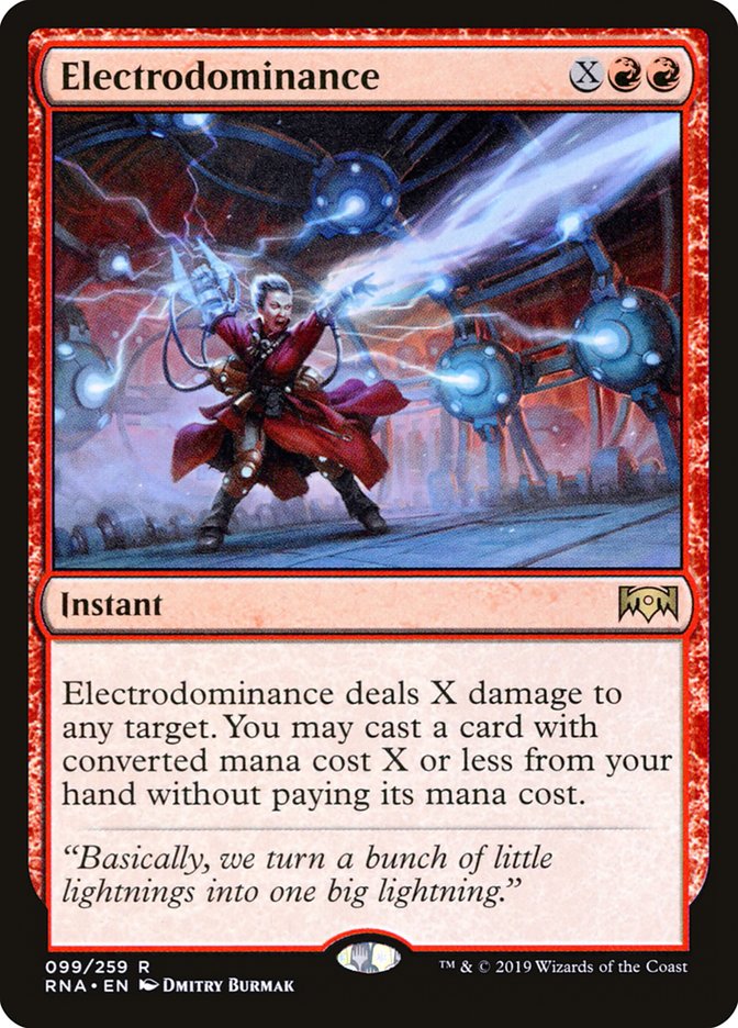 Electrodominance [Ravnica Allegiance] MTG Single Magic: The Gathering | Red Claw Gaming