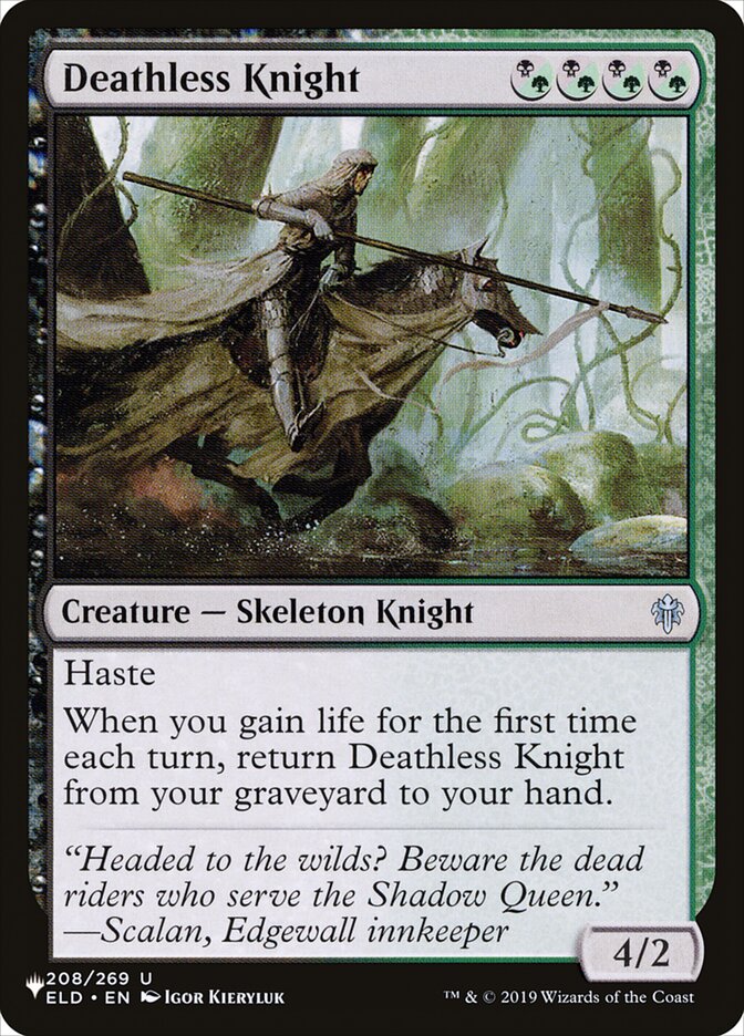 Deathless Knight [The List] MTG Single Magic: The Gathering | Red Claw Gaming