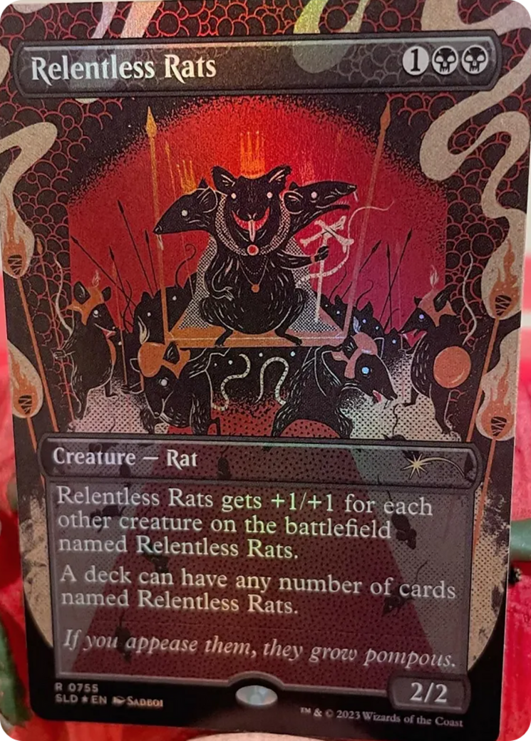 Relentless Rats (755) [Secret Lair Drop Series] MTG Single Magic: The Gathering | Red Claw Gaming