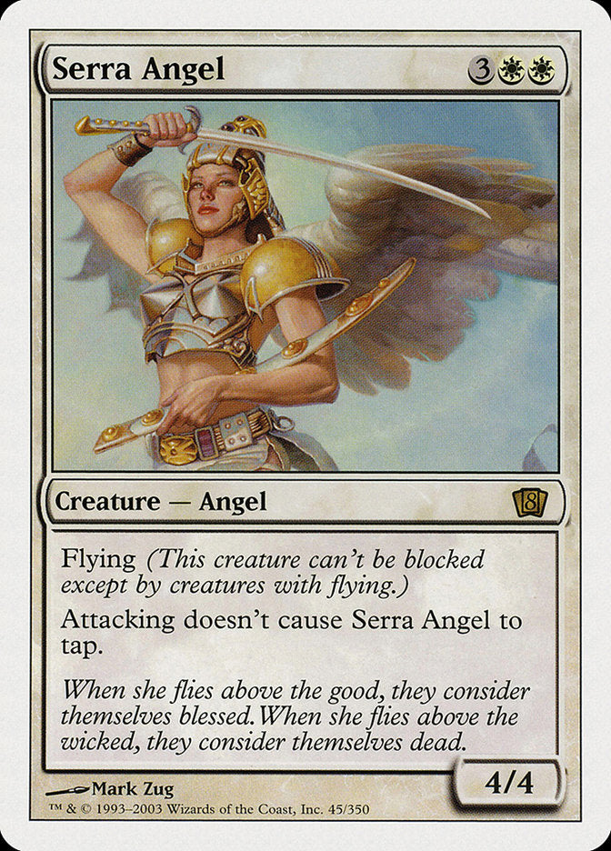 Serra Angel [Eighth Edition] MTG Single Magic: The Gathering | Red Claw Gaming