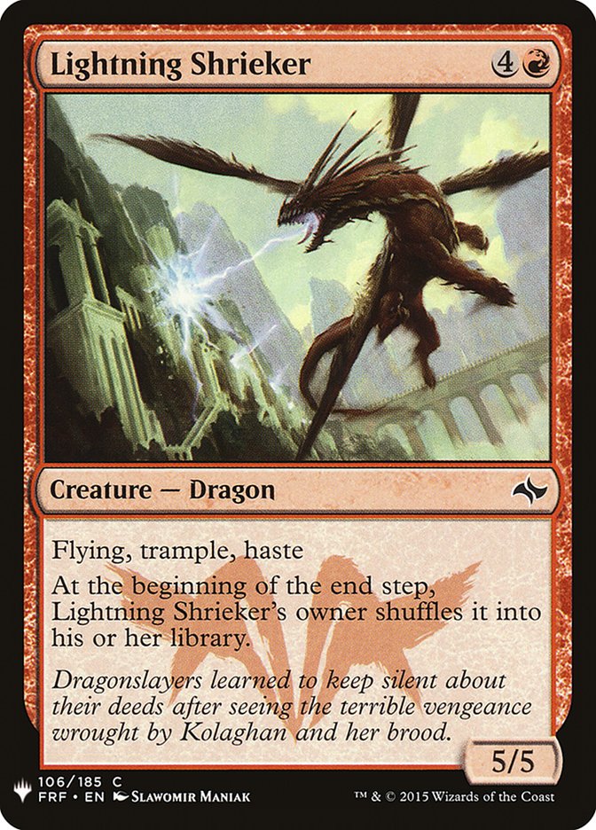 Lightning Shrieker [Mystery Booster] MTG Single Magic: The Gathering | Red Claw Gaming