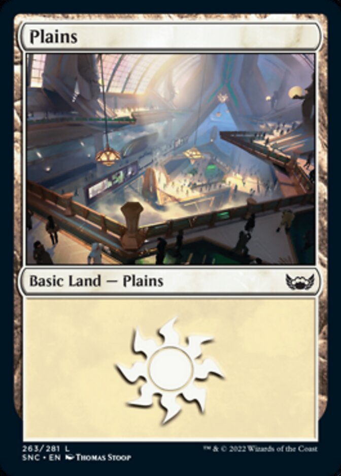 Plains (263) [Streets of New Capenna] MTG Single Magic: The Gathering | Red Claw Gaming