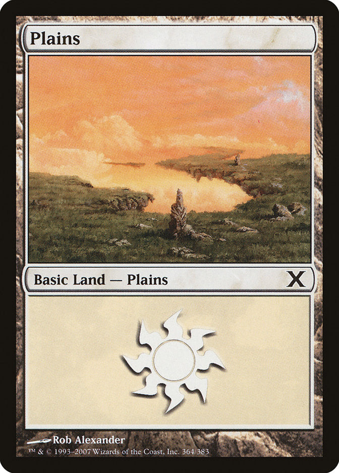 Plains (364) [Tenth Edition] MTG Single Magic: The Gathering | Red Claw Gaming