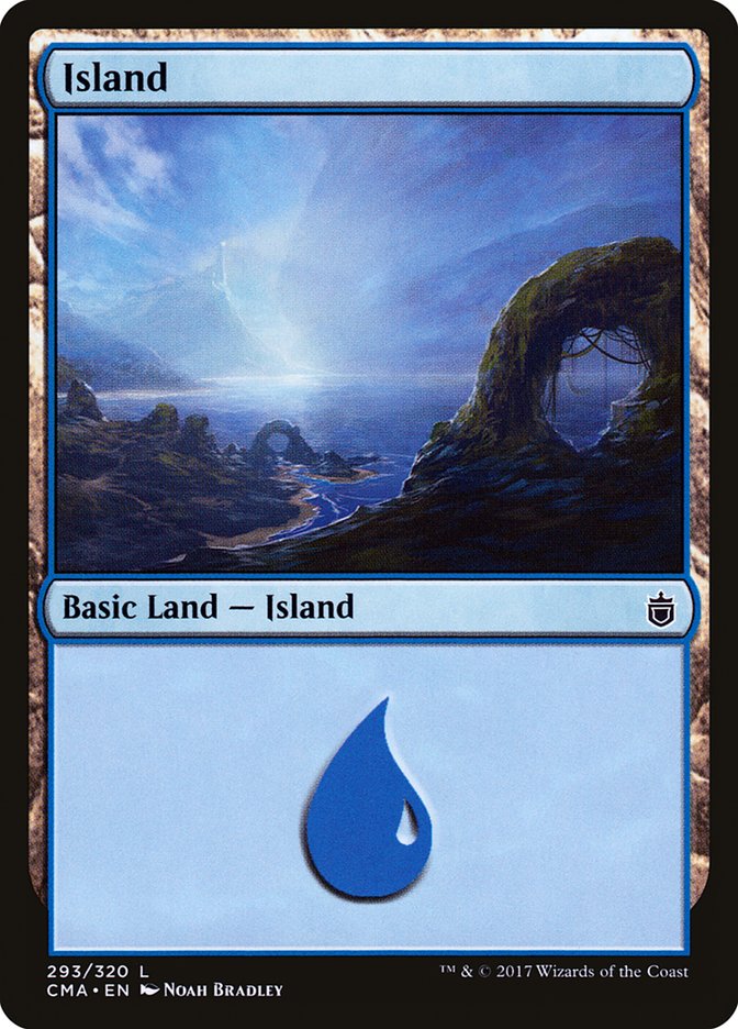 Island (293) [Commander Anthology] MTG Single Magic: The Gathering | Red Claw Gaming