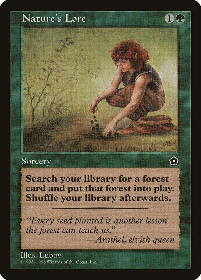 Nature's Lore [Portal Second Age] MTG Single Magic: The Gathering | Red Claw Gaming