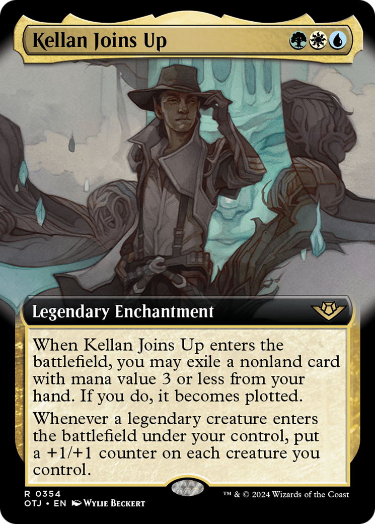 Kellan Joins Up (Extended Art) [Outlaws of Thunder Junction] MTG Single Magic: The Gathering | Red Claw Gaming