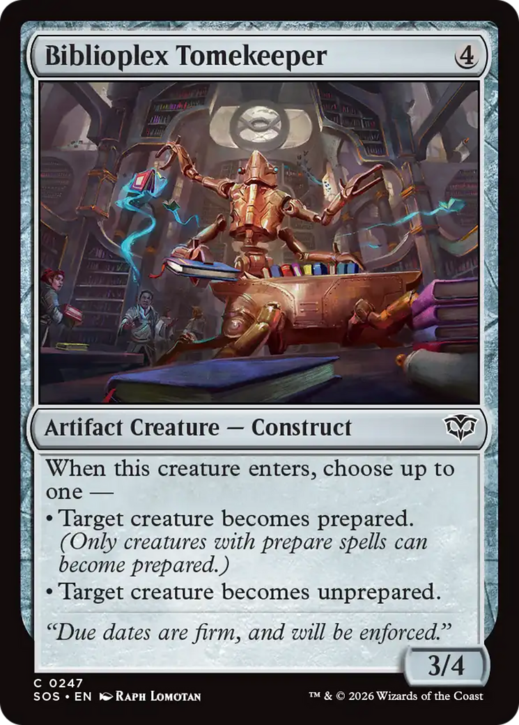 Biblioplex Tomekeeper [Secrets of Strixhaven] MTG Single Magic: The Gathering | Red Claw Gaming