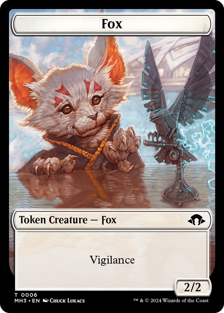 Servo // Fox Double-Sided Token [Modern Horizons 3 Tokens] MTG Single Magic: The Gathering | Red Claw Gaming