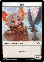 Servo // Fox Double-Sided Token [Modern Horizons 3 Tokens] MTG Single Magic: The Gathering | Red Claw Gaming