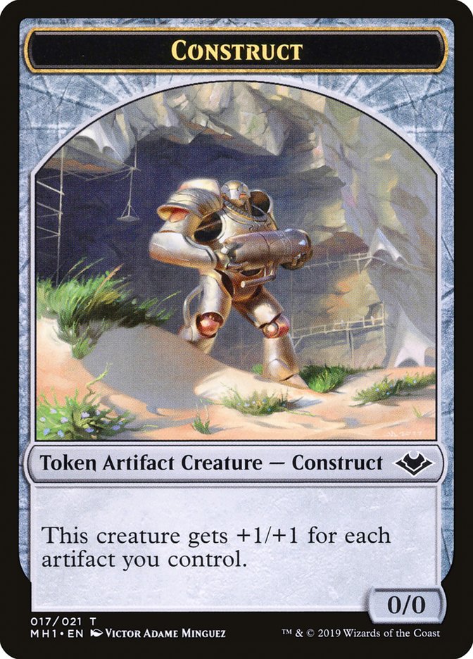 Elemental (008) // Construct (017) Double-Sided Token [Modern Horizons Tokens] | Red Claw Gaming