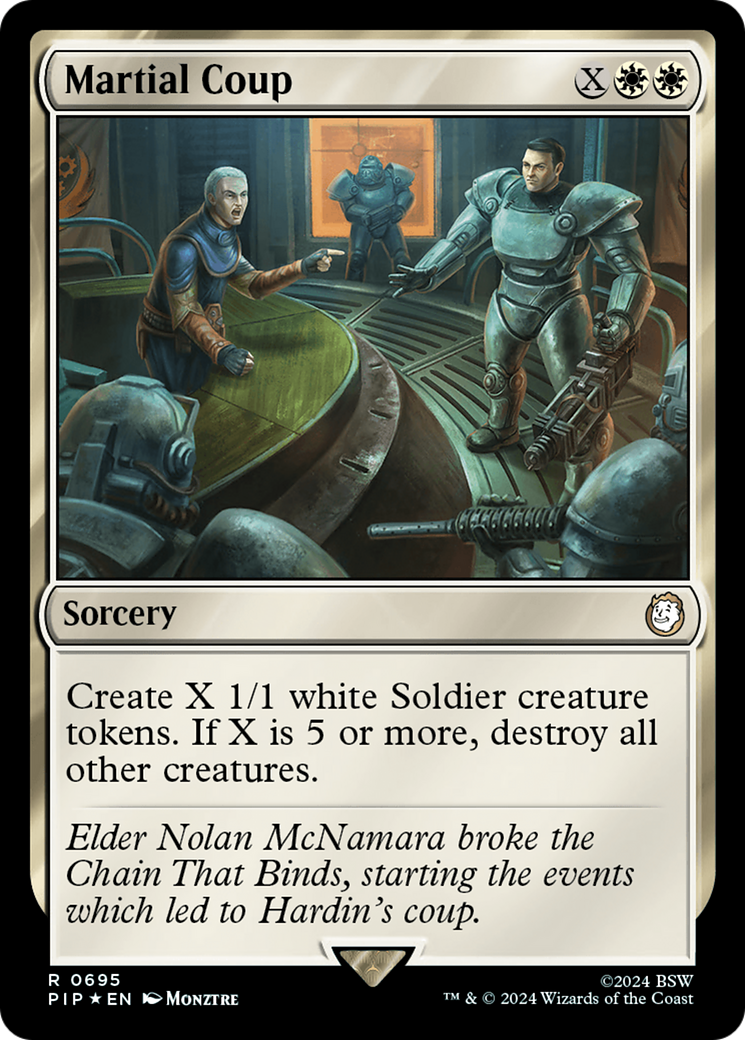 Martial Coup (Surge Foil) [Fallout] MTG Single Magic: The Gathering | Red Claw Gaming