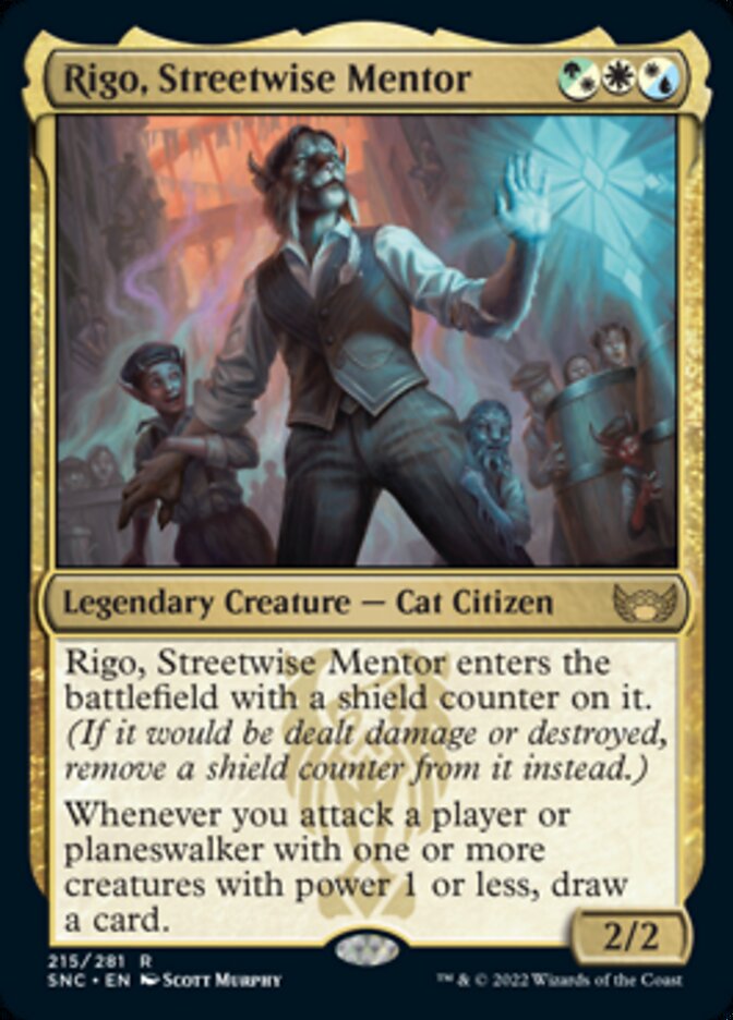 Rigo, Streetwise Mentor [Streets of New Capenna] MTG Single Magic: The Gathering | Red Claw Gaming