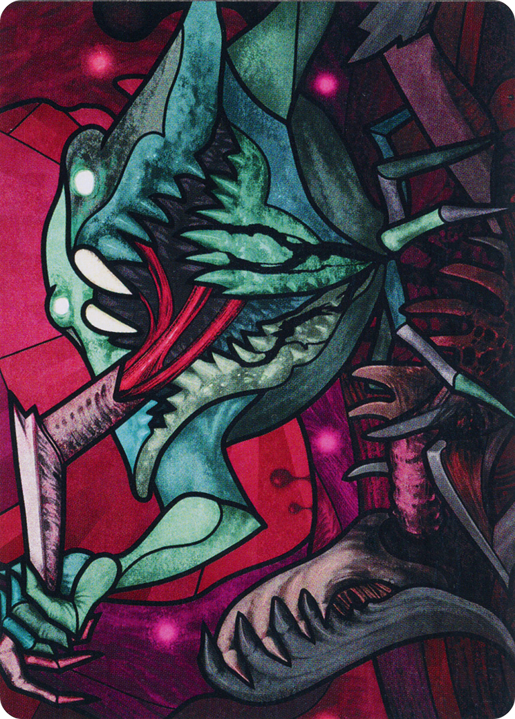 Yargle, Glutton of Urborg Art Card [March of the Machine Art Series] MTG Single Magic: The Gathering | Red Claw Gaming