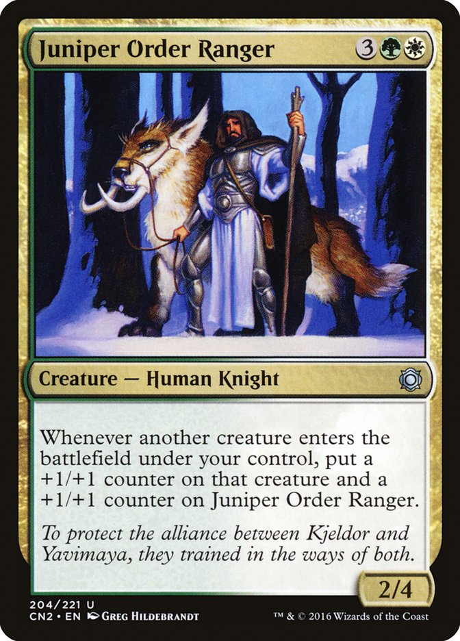 Juniper Order Ranger [Conspiracy: Take the Crown] MTG Single Magic: The Gathering | Red Claw Gaming
