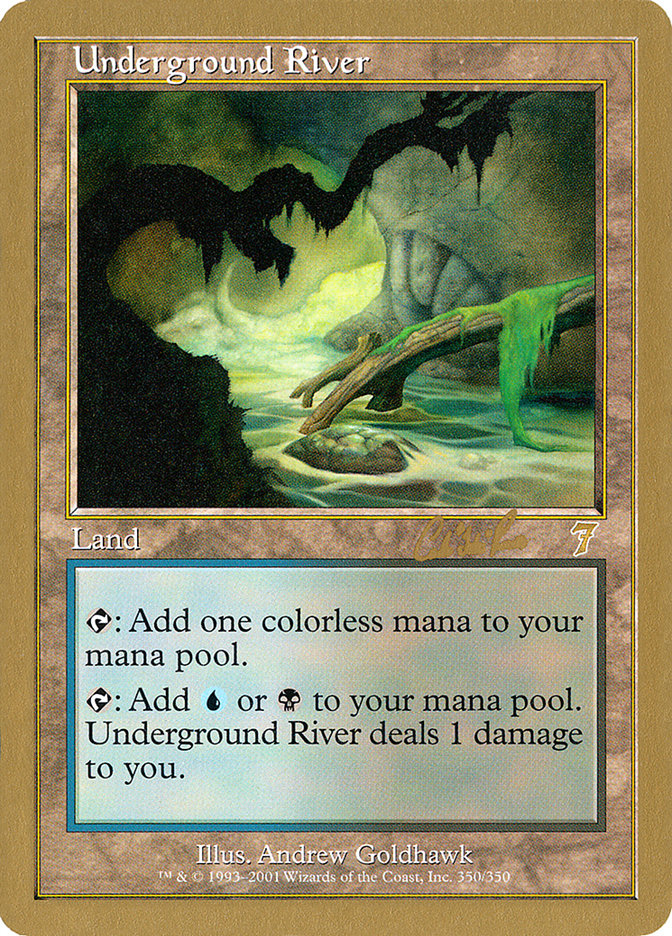 Underground River (Carlos Romao) [World Championship Decks 2002] MTG Single Magic: The Gathering | Red Claw Gaming