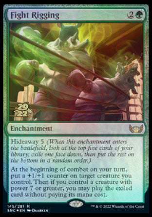 Fight Rigging [Streets of New Capenna Prerelease Promos] MTG Single Magic: The Gathering | Red Claw Gaming